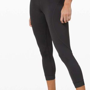 Lululemon Train Free High-Rise Crop 23" COLOUR Graphite Grey  SIZE 8
